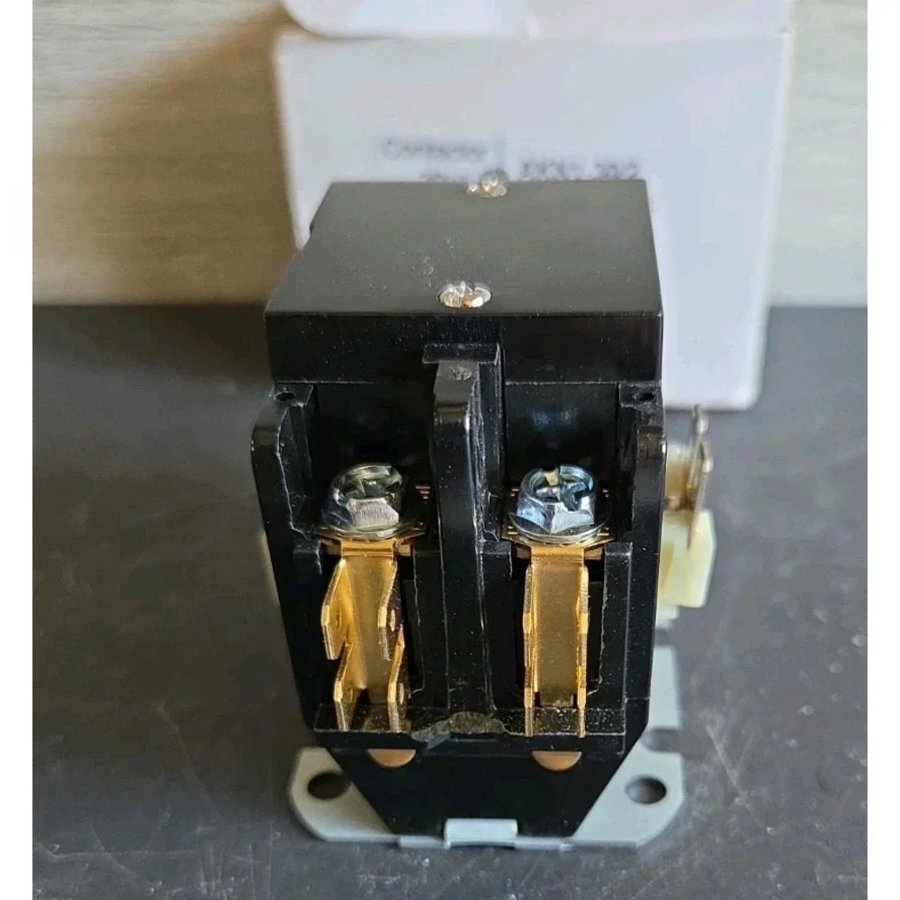 AC Contactor 2 Pole 24V AC 30A Heavy Duty Air Conditioner Con Size: 2P 30A 24Ve6